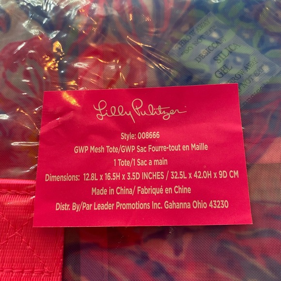 NIP lilly Pulitzer mesh tote - Picture 6 of 7